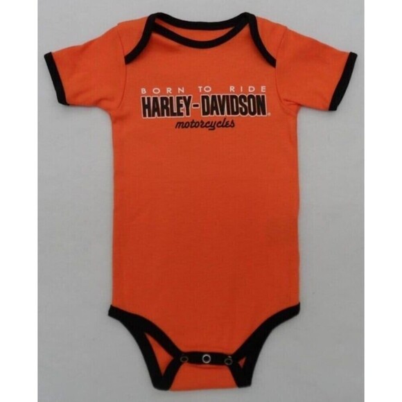Harley Davidson Baby Onesie 3-6 months - Picture 1 of 7